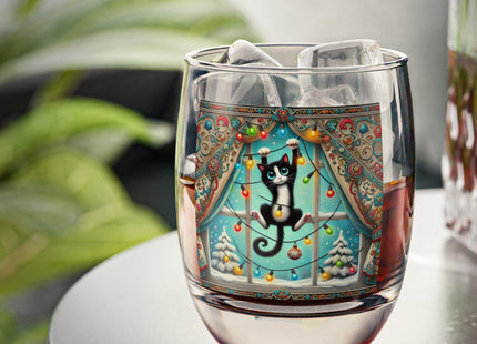 Mischief in Tinselland Whiskey Glass