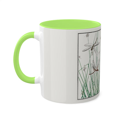 Dragonflies by Morimoto Toko Colorful Mugs, 11oz