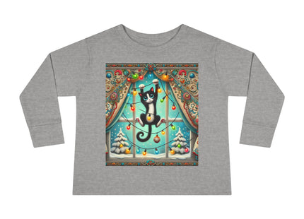 Mischief in Tinselland Toddler Long Sleeve Tee