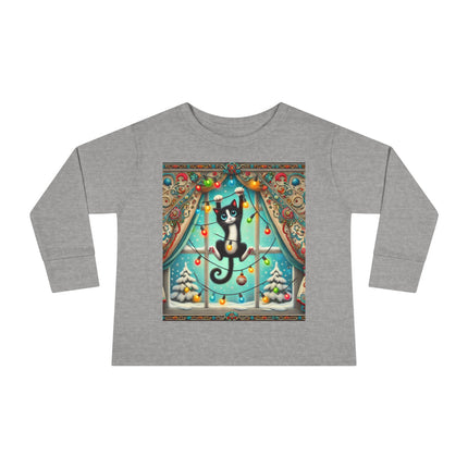 Mischief in Tinselland Toddler Long Sleeve Tee