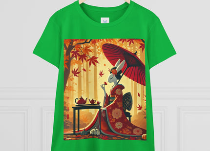 Theatrical Harvest Rabbit Women's Midweight Cotton Tee