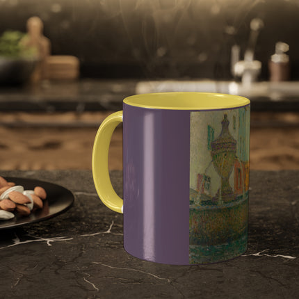 La Fontaine, Saint-Paul De Vence by Henri Le Sidaner Colorful Mug