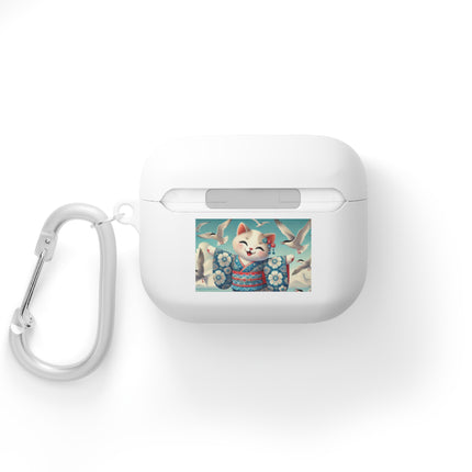 Geisha Kitten by the Seaside AirPods and AirPods Pro Case