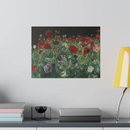 Poppies (A Study of Poppies for Carnation, Lily, Lily, Rose) by John Singer Sargent Matte Canvas, Stretched, 0.75"