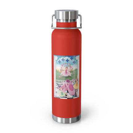 Graceful Enchantment Copper Vacuum Insulated Bottle, 22oz