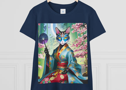 Cyberpunk Geisha Cotton Tee