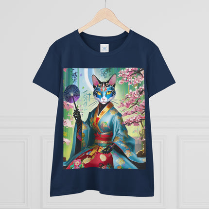 Cyberpunk Geisha Cotton Tee