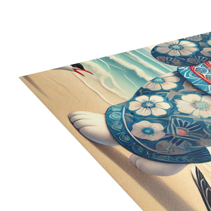 Geisha Kitten by the Seaside Postcard Bundles (envelopes included) - Bundles of 10, 30, 50 Pieces