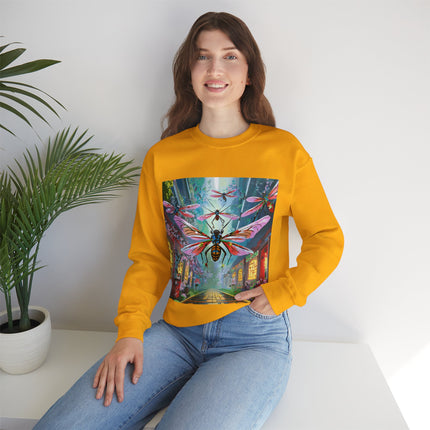 Neon Swarm Unisex Heavy Blend™ Crewneck Sweatshirt