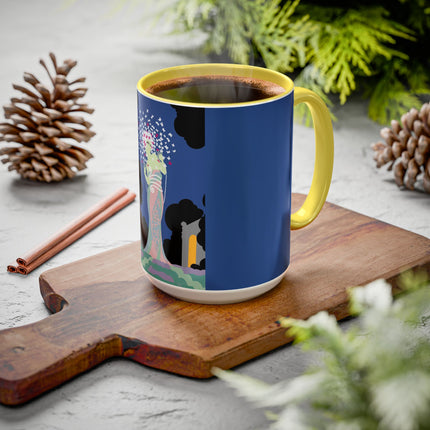 Butterfly Enchantress Colorful Mugs – Ethereal Art Deco Magic & Transformation