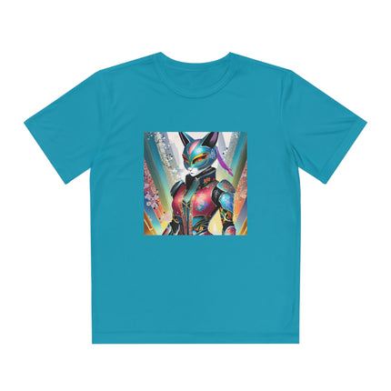 Cyberpunk Chic Youth Competitor Tee
