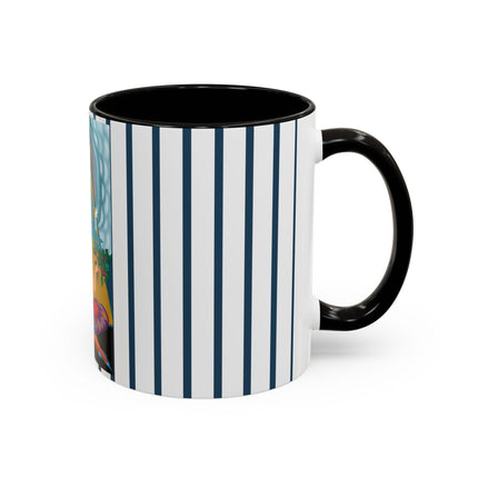 Art Deco Christmas Elegance Colorful Mugs (11oz, 15oz)