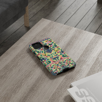 Colorful Flower Pattern by Owen Jones Phone Cases