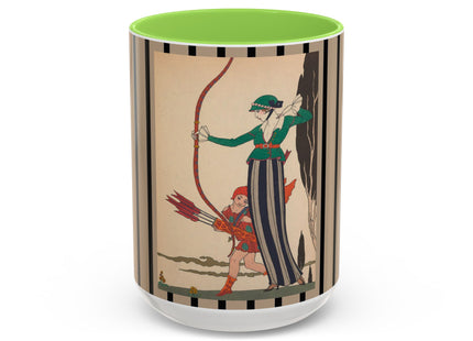 L'Arc Rouge by George Barbier Colorful Mugs (11oz, 15oz)