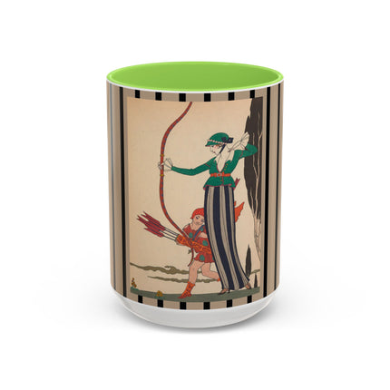 L'Arc Rouge by George Barbier Colorful Mugs (11oz, 15oz)