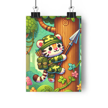 Stealthy Stripes Giclée Art Print