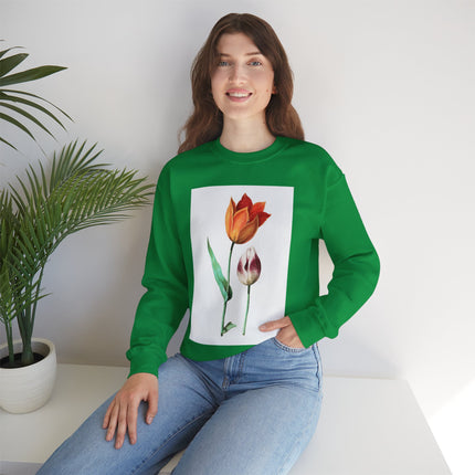 Tulip by Anselmus Boëtius de Boodt Heavy Blend™ Crewneck Sweatshirt