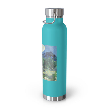Olive Trees by Vincent Van Gogh Copper Vacuum Insulated Bottle, 22oz