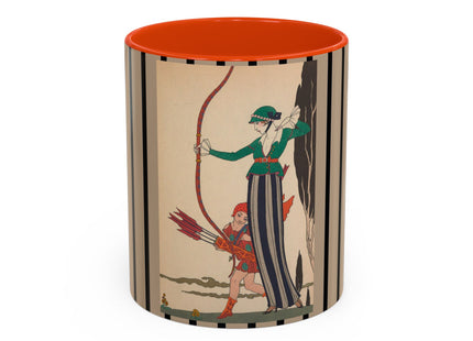 L'Arc Rouge by George Barbier Colorful Mugs (11oz, 15oz)