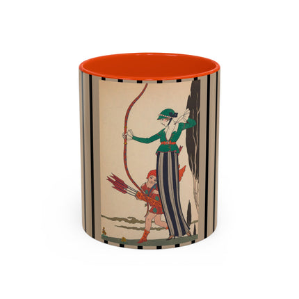 L'Arc Rouge by George Barbier Colorful Mugs (11oz, 15oz)