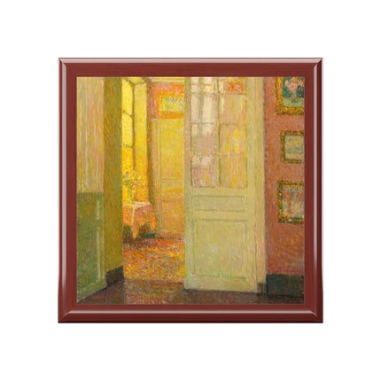 Interior, Window Light by Henri Le Sidaner Jewelry Box