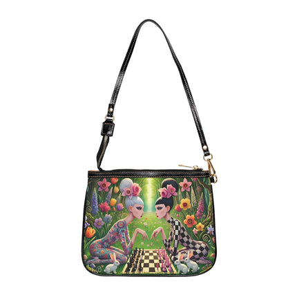 The Spring Gambit: A Fairy’s Move Shoulder Bag – Whimsical Chess & Spring Magic