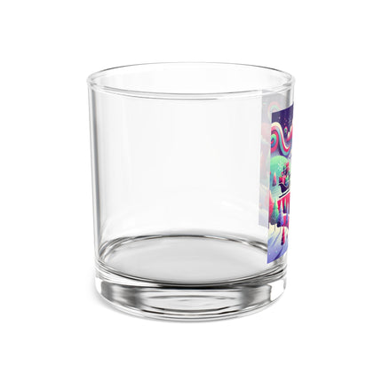 Festive Reindeer Flight Rocks Glass, 10oz