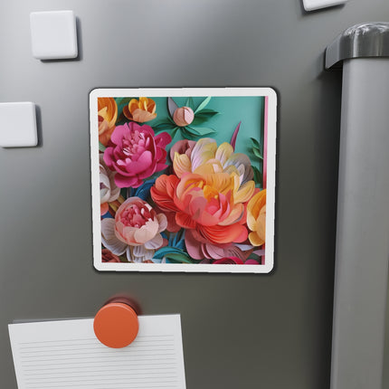 Peonies in Full Bloom Die-Cut Magnets (5 Sizes)