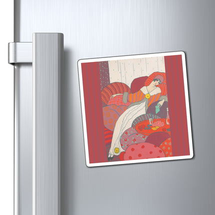 Les Coussins by Georges Lepape Magnets (3 Sizes)