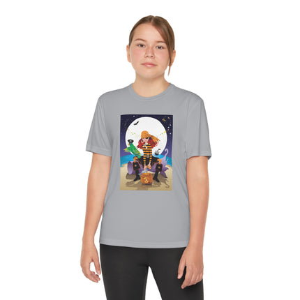 Moonlit Pirate Halloween Youth Competitor Tee