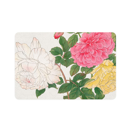Vintage Rose Pet Food Mat – Blushing Blooms