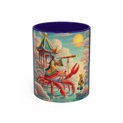 The Celestial Crab Navigator Colorful Mugs (11oz, 15oz)