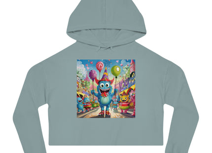Monster Parade Madness Women’s Cropped Hooded Sweatshirt