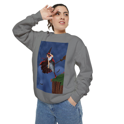 The Enchanted Witch Unisex Garment-Dyed Sweatshirt