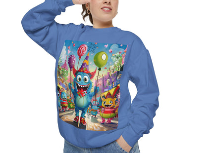 Monster Parade Madness Unisex Garment-Dyed Sweatshirt