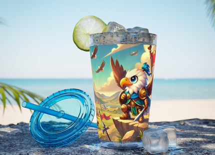 Watchful Guardian Sunsplash Tumbler with Straw, 16oz