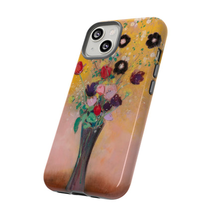 Vase of Flowers by Odilon Redon Phone Cases