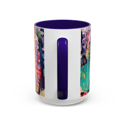 Golden Wisteria Symphony Colorful Mugs (11oz, 15oz)