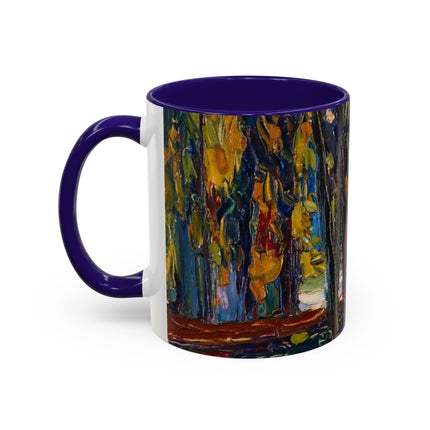 In the Park of St. Cloud by Wassily Kandinsky Colorful Mugs (11oz, 15oz)