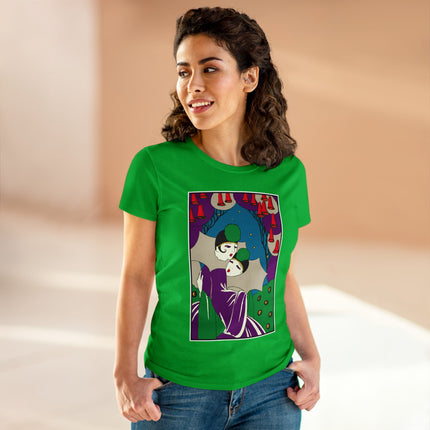 Two Pierrots Women's Midweight Cotton Tee