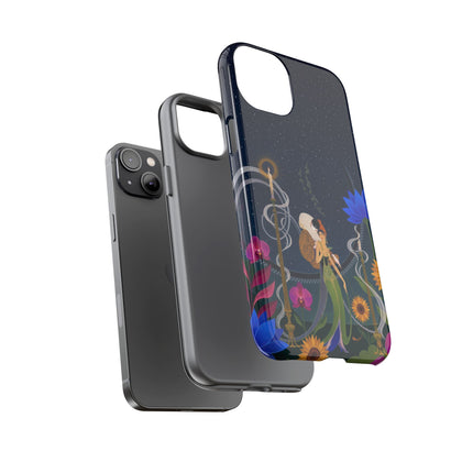 🌙🕯️ The Lady Of The Midnight Garden Phone Case – Art Deco Nocturne