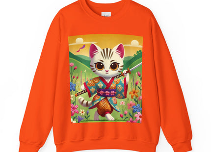 Samurai Kitten Unisex Heavy Blend™ Crewneck Sweatshirt