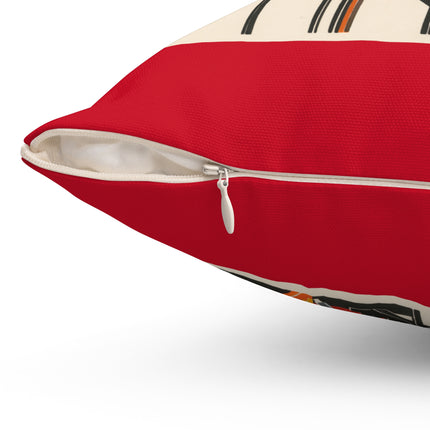 Maquettes de Théatre 4 by Alexandra Exter Spun Polyester Square Pillow