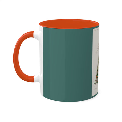 Indian Peafowl by Charles Dessalines D' Orbigny Colorful Mugs, 11oz