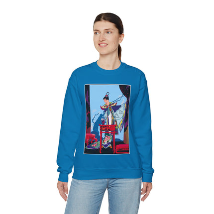 A Visual Journey by Umberto Brunelleschi Women's Heavy Blend™ Crewneck Sweatshirt