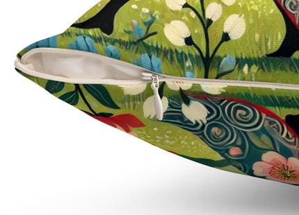 The Dragon Fairy’s Stride Spun Polyester Square Pillow