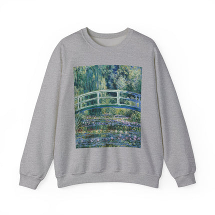 Water Lilies and Japanese Bridge by Claude Monet Heavy Blend™ Crewneck Sweatshirt