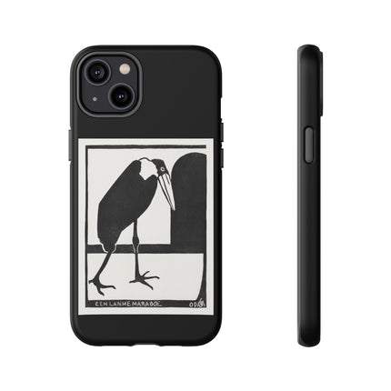 A Lame Marabou by Samuel Jessurun de Mesquita Phone Cases