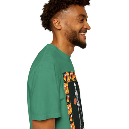 Candy Corn Skeleton Unisex Garment-Dyed T-shirt