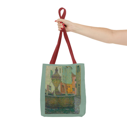 La Fontaine, Saint-Paul De Vence by Henri Le Sidaner Tote Bag (AOP)